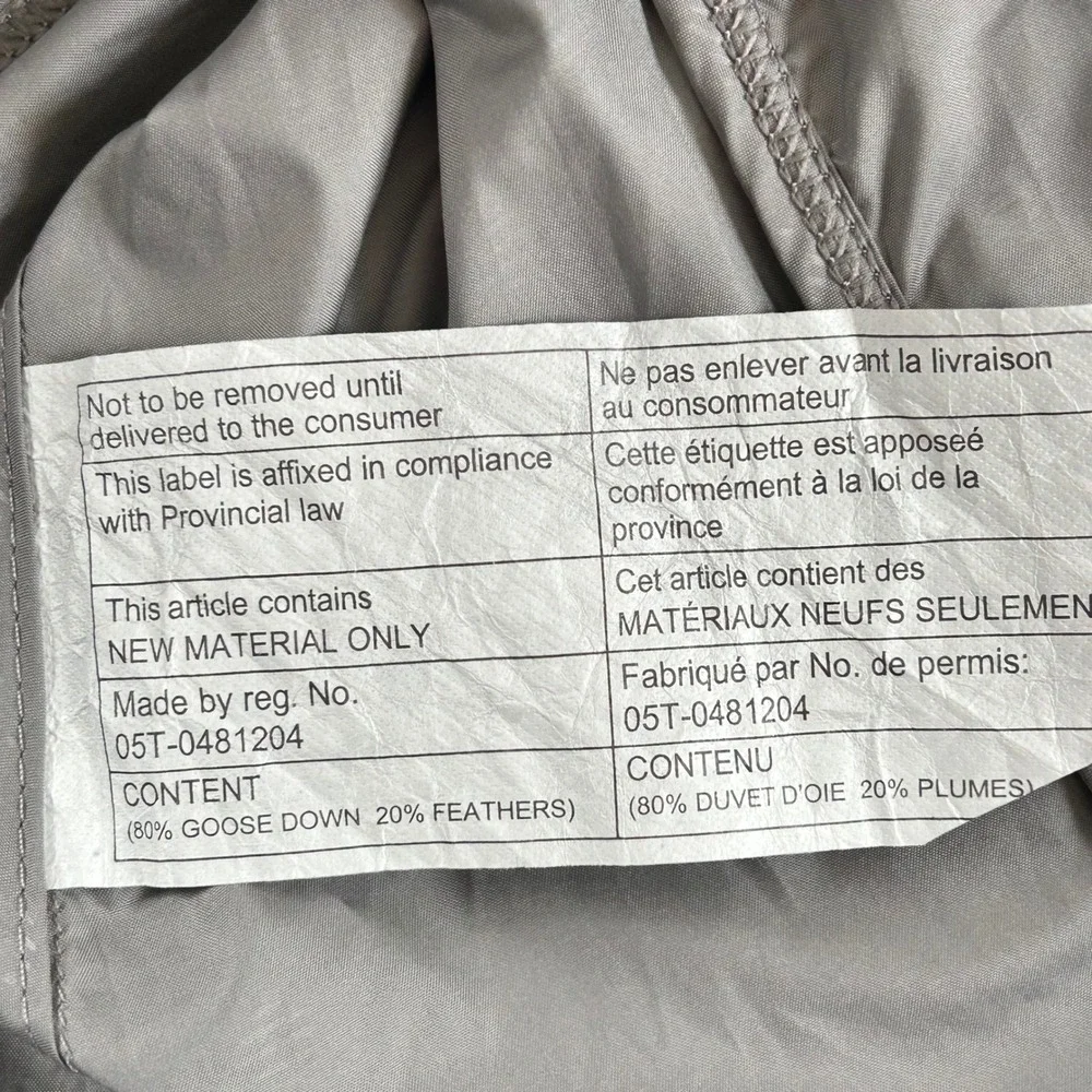 Lululemon Spring Fling Silver Polka Dot Lightweight Down Puffer Jacket‎ Ruffle S